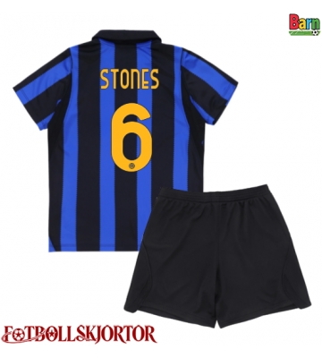 Inter Milan John Stones #6 Hemmakläder Barn 2026-27 Kortärmad (+ Korta byxor)